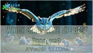 which birds have the best hearing