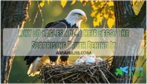 why do eagles roll their eggs