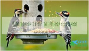woodpecker food preferences