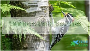 woodpecker habitat preferences