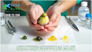 analyzing droppings color