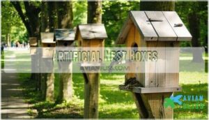 artificial nest boxes