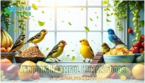 avoiding harmful human foods