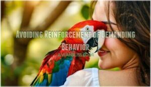 avoiding reinforcement of demanding behavior