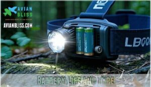 battery life and type