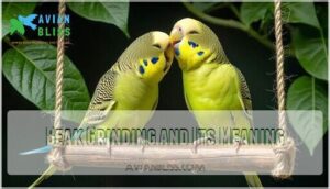 beak grinding and its meaning