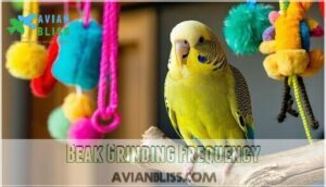 beak grinding frequency