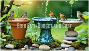 bird bath budget and cost