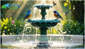 bird bath fountain benefits