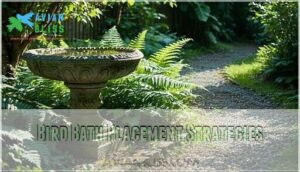 bird bath placement strategies