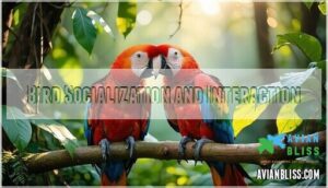 bird socialization and interaction
