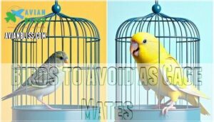 birds to avoid as cage mates