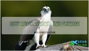body measurements and plumage
