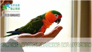 bonding through grooming and affection