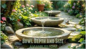 bowl depth and size