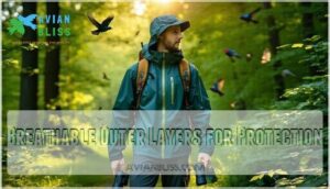 breathable outer layers for protection