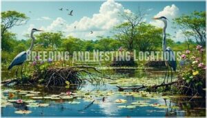 breeding and nesting locations