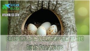 breeding and reproduction of red rump parakeets