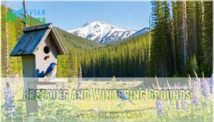 breeding and wintering grounds