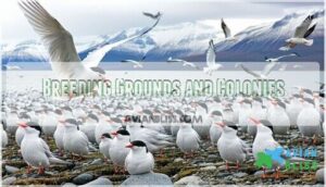 breeding grounds and colonies