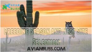 breeding season and nest site selection