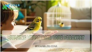 building trust with your parakeet