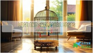 cage and enclosure costs