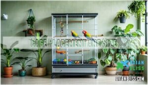 cage placement and size