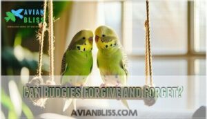 can budgies forgive and forget