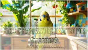 can my parakeet be treated for diarrhea