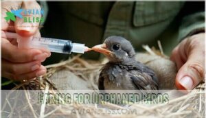 caring for orphaned birds