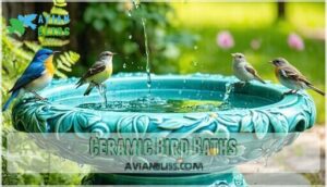 ceramic bird baths