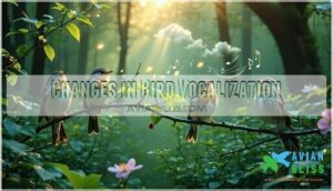 changes in bird vocalization changes in bird vocalization