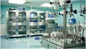 checking facility equipment