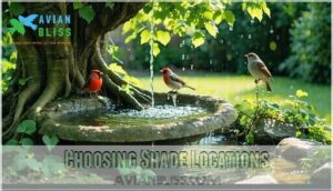 choosing shade locations choosing shade locations