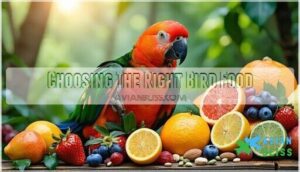 choosing the right bird food