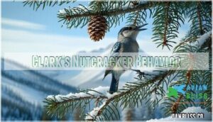 clark's nutcracker behavior
