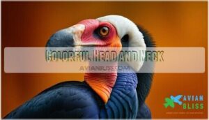colorful head and neck