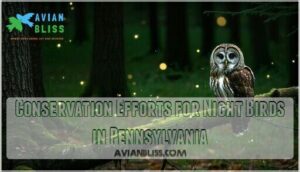 conservation efforts for night birds in pennsylvania