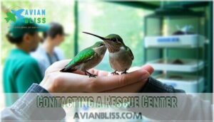 contacting a rescue center contacting a rescue center