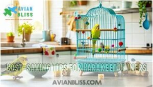 cost-saving tips for parakeet owners