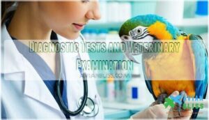 diagnostic tests and veterinary examination