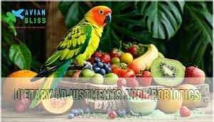 dietary adjustments and probiotics