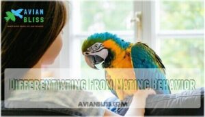 differentiating from mating behavior