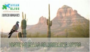 distinct calls of mourning doves