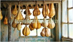 drying gourd completely