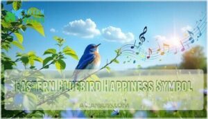 eastern bluebird happiness symbol