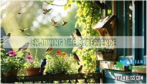 enjoying the experience