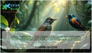 evolution of female coloration