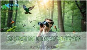 eye relief for comfortable viewing